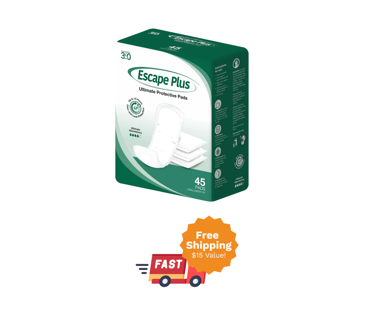 Escape Plus Bladder Protection Pads - Image 10